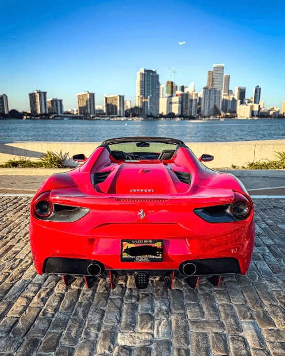 Ferrari 488 Spider Rental in Fort Lauderdale thumbnail 5