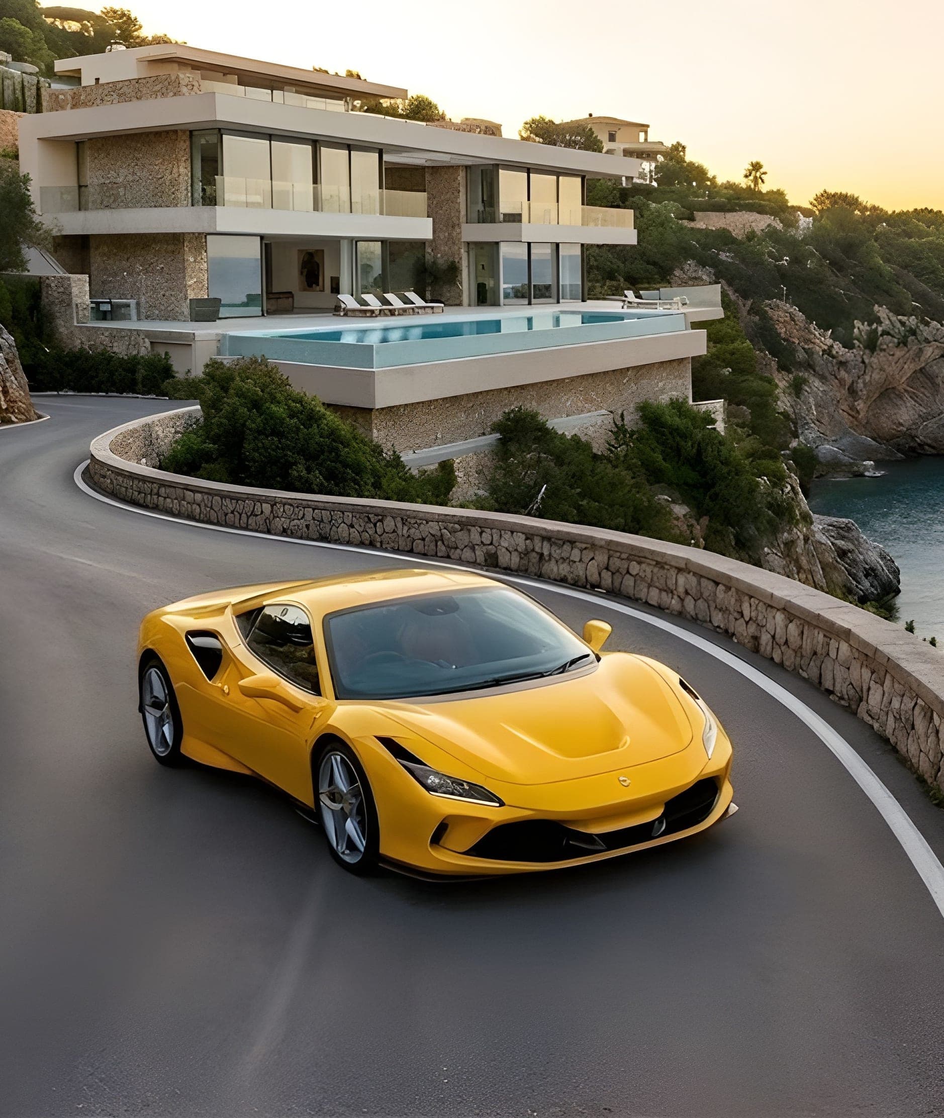 Luxury Ferrari F8 Spider in Miami